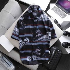 SALE ĐỒNG GIÁ 99K - Áo sơ mi tay ngắn họa tiết thời trang bigsize nam < 140kg