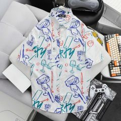 SALE ĐỒNG GIÁ 99K - Áo sơ mi tay ngắn họa tiết thời trang bigsize nam < 140kg