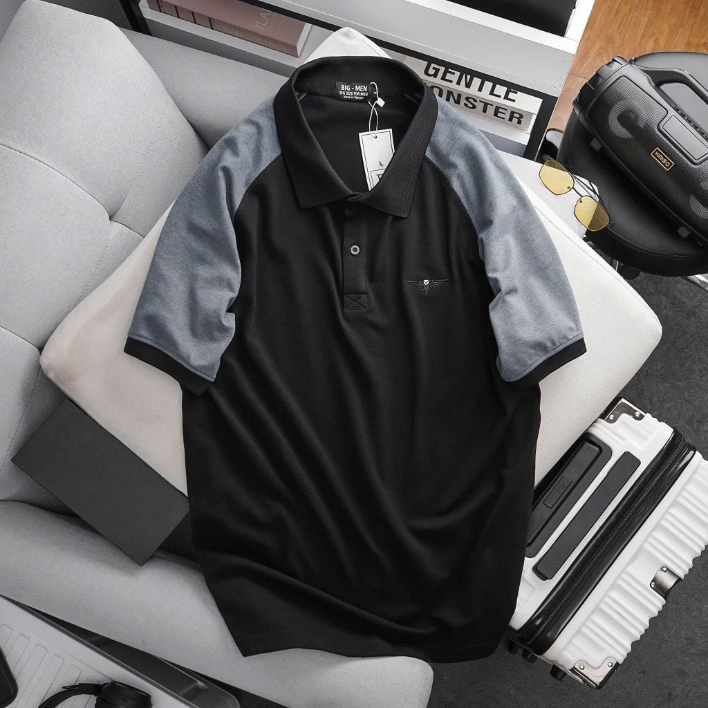 SALE 149K- Áo thun polo cotton thời trang bigsize nam cỡ đại < 140kg