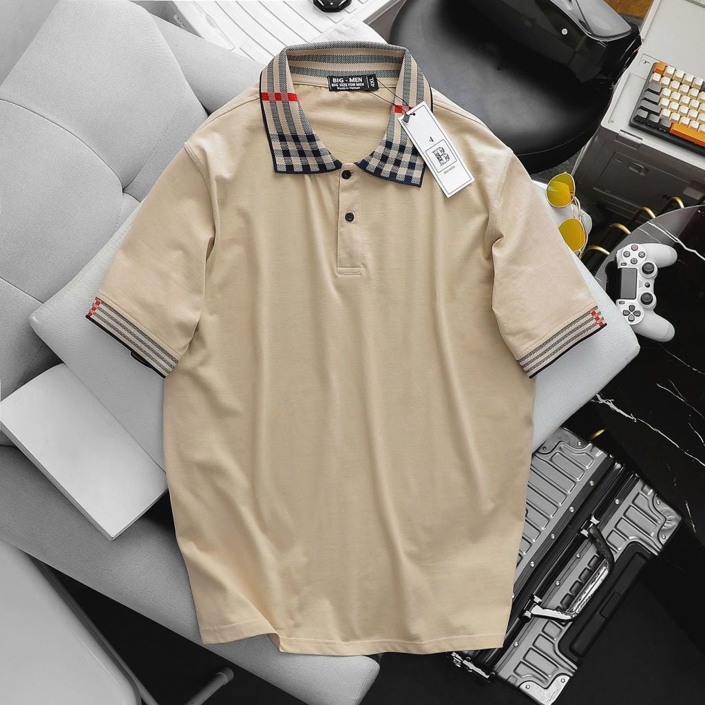 SALE 149K- Áo thun polo cotton thời trang bigsize nam cỡ đại < 140kg