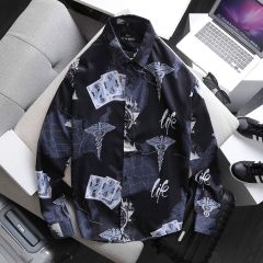 SALE ĐỒNG GIÁ 99K - Áo sơ mi tay dài họa tiết bigsize nam < 140kg