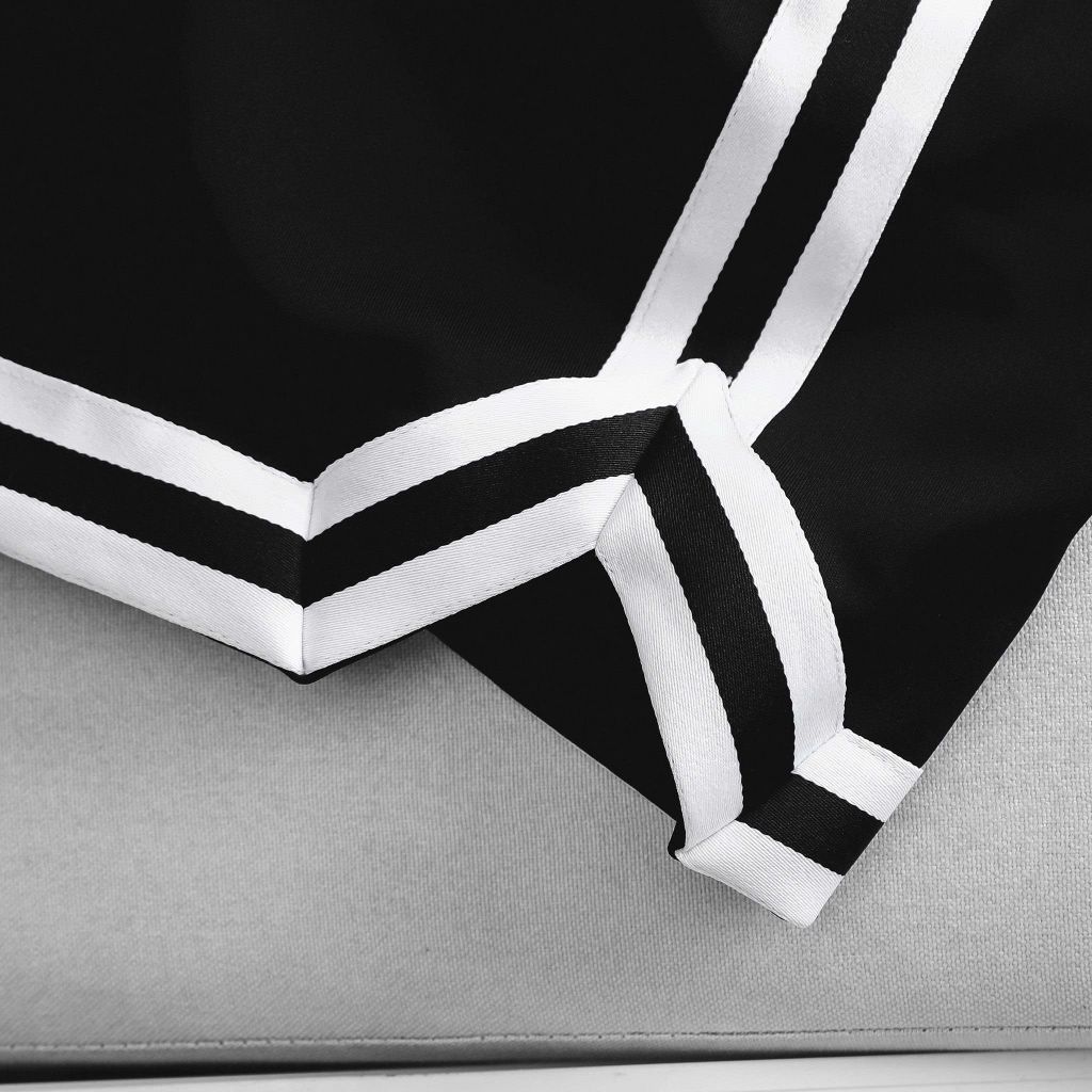 Big Men- Quần short thun thể thao phối viền hai sọc nặng động thời bigsize nam 90- 130 kg