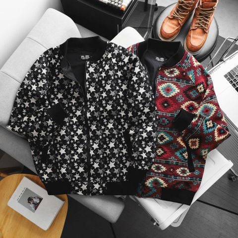 [Big Men] Áo khoác bomber 2 lớp phối màu thời trang bigsize nam 90-130kg