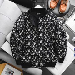 [Big Men] Áo khoác bomber 2 lớp phối màu thời trang bigsize nam 90-130kg