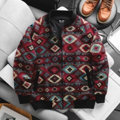 [Big Men] Áo khoác bomber 2 lớp phối màu thời trang bigsize nam 90-130kg