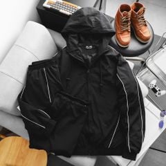 Quần dài vải dù phối sọc big size nam <130kg