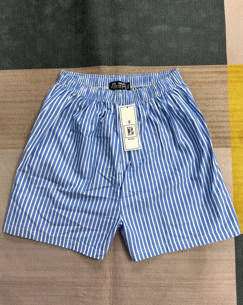 Quần short đùi mặc nhà lưng thun vải kate họa tiết lưng thun bigsize nam 80- 145 kg