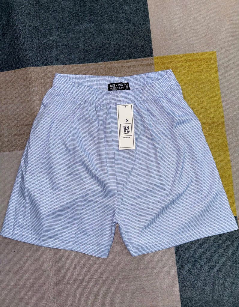 Quần short đùi mặc nhà lưng thun vải kate họa tiết lưng thun bigsize nam 80- 145 kg