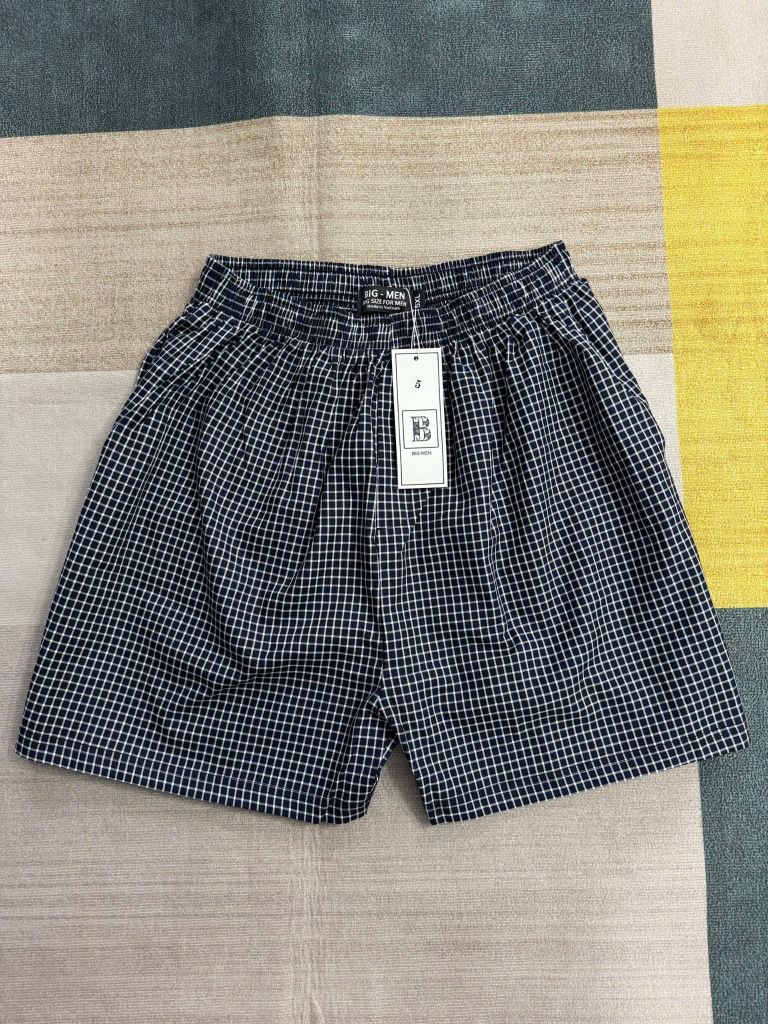 Quần short đùi mặc nhà lưng thun vải kate họa tiết lưng thun bigsize nam 80- 145 kg