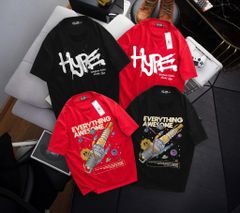 Áo thun cotton bigsize nam in Hype, Vũ trụ thời trang cá tính 85- 145 kg