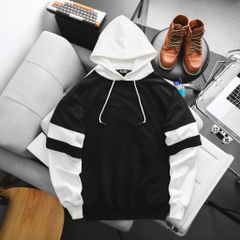 Áo khoác hoodie layer chất nỉ phối thời trang cá tính bigsize nam< 140 kg
