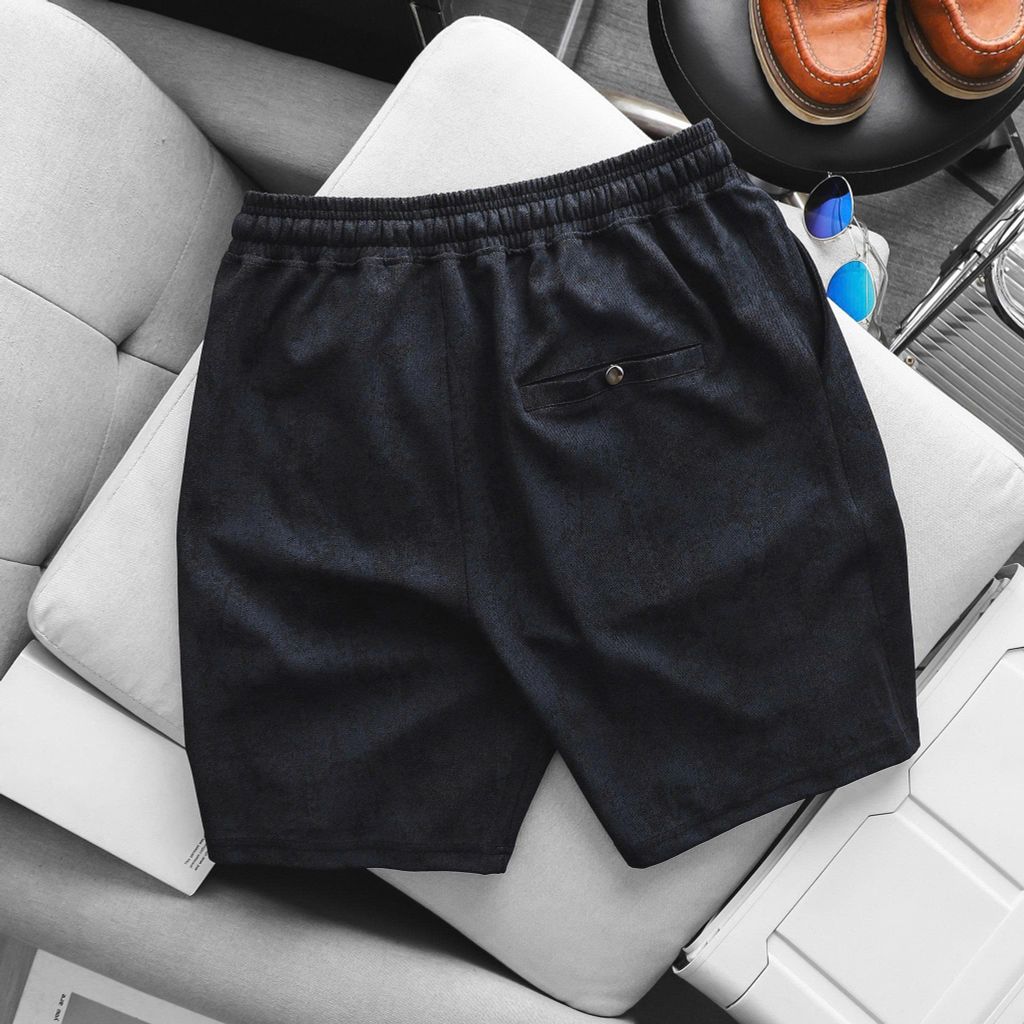 Short thun cotton demin thời trang nam <130kg