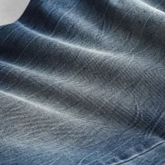 Quần jean big size nam ống rộng màu xanh 01