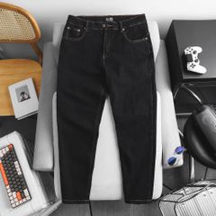 Quần jean nam bigsize màu muối tiêu form ống đứng size 75-125kg