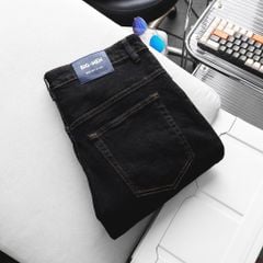 Quần jean nam bigsize màu muối tiêu form ống đứng size 75-125kg