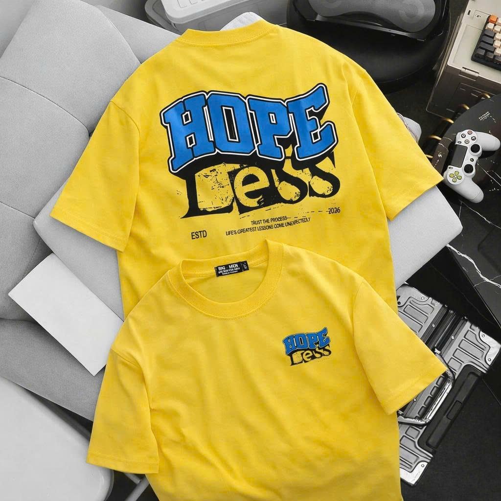 BIG MEN- Áo thun chất vải cotton in hai mặt HOPE thời trang bigsize nam 85- 145kg