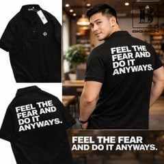 BIG MEN- Áo thun polo cotton bigsize nam in FEEL 2 mặt thời trang 85- 145kg