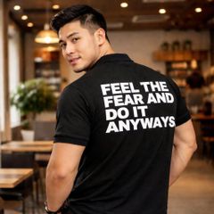 BIG MEN- Áo thun polo cotton bigsize nam in FEEL 2 mặt thời trang 85- 145kg