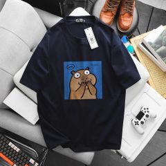 BIG MEN- Áo thun cotton in họa tiết Capypara thời trang bigsize nam 55- 145kg