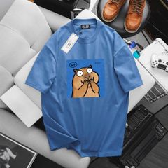 BIG MEN- Áo thun cotton in họa tiết Capypara thời trang bigsize nam 55- 145kg
