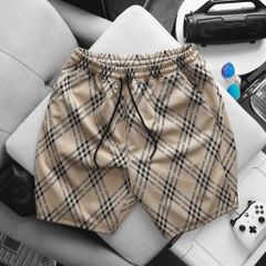 BIG MEN- Set bộ quần áo phối sọc tartan chất vải umi thời trang bigsize nam 85-135kg