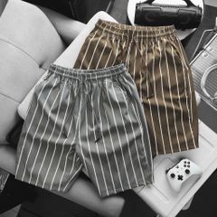 BIG MEN- Set bộ quần áo thời trang vải QC cổ đan tông phối sọc thời thượng BIGSIZE nam 85- 135 kg