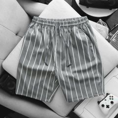 BIG MEN- Set bộ quần áo thời trang vải QC cổ đan tông phối sọc thời thượng BIGSIZE nam 85- 135 kg