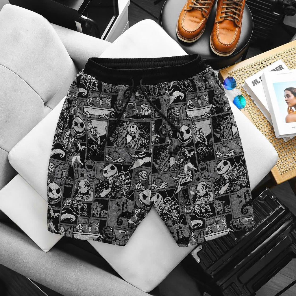BIG MEN- Set bộ quần áo phối vải jean gấm thời trang bigsize nam 90- 135 kg_ Pop art+ Ký Họa
