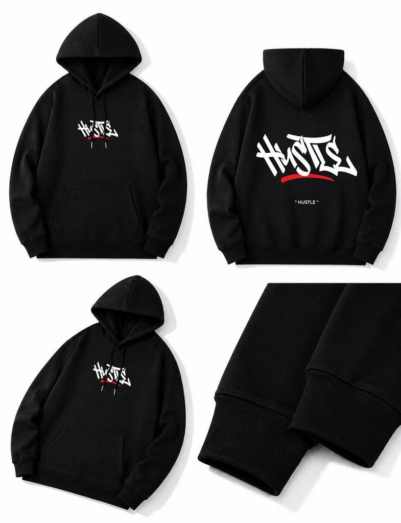BIG MEN- Áo khoác hoodie chất nỉ cua in chữ thời trang bigsize nam 90- 140kg
