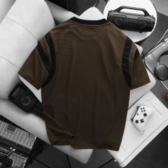 BIG MEN- Áo thun chất vải tổ ong thoáng mát mùa hè phối sọc nách thời trang bigsize nam 85- 135kg