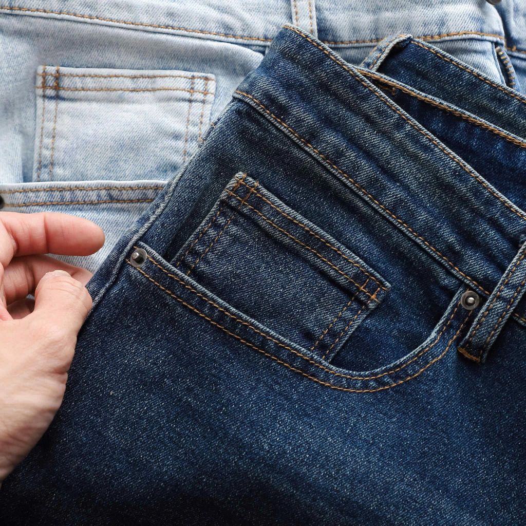 BIG MEN- Quần jean dài ống suông co giãn tông xanh xịn xò thời trang bigsize nam 80- 130kg_ xanh đá+ xanh nhạt