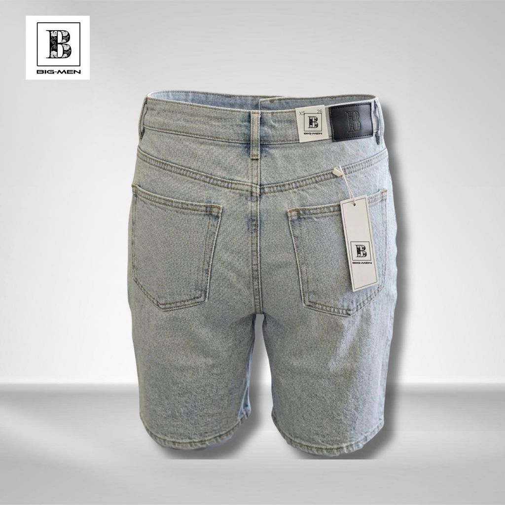 Big Men- Quần short jean bigsize nam tông xanh thời trang 80- 130 kg - 0 mã