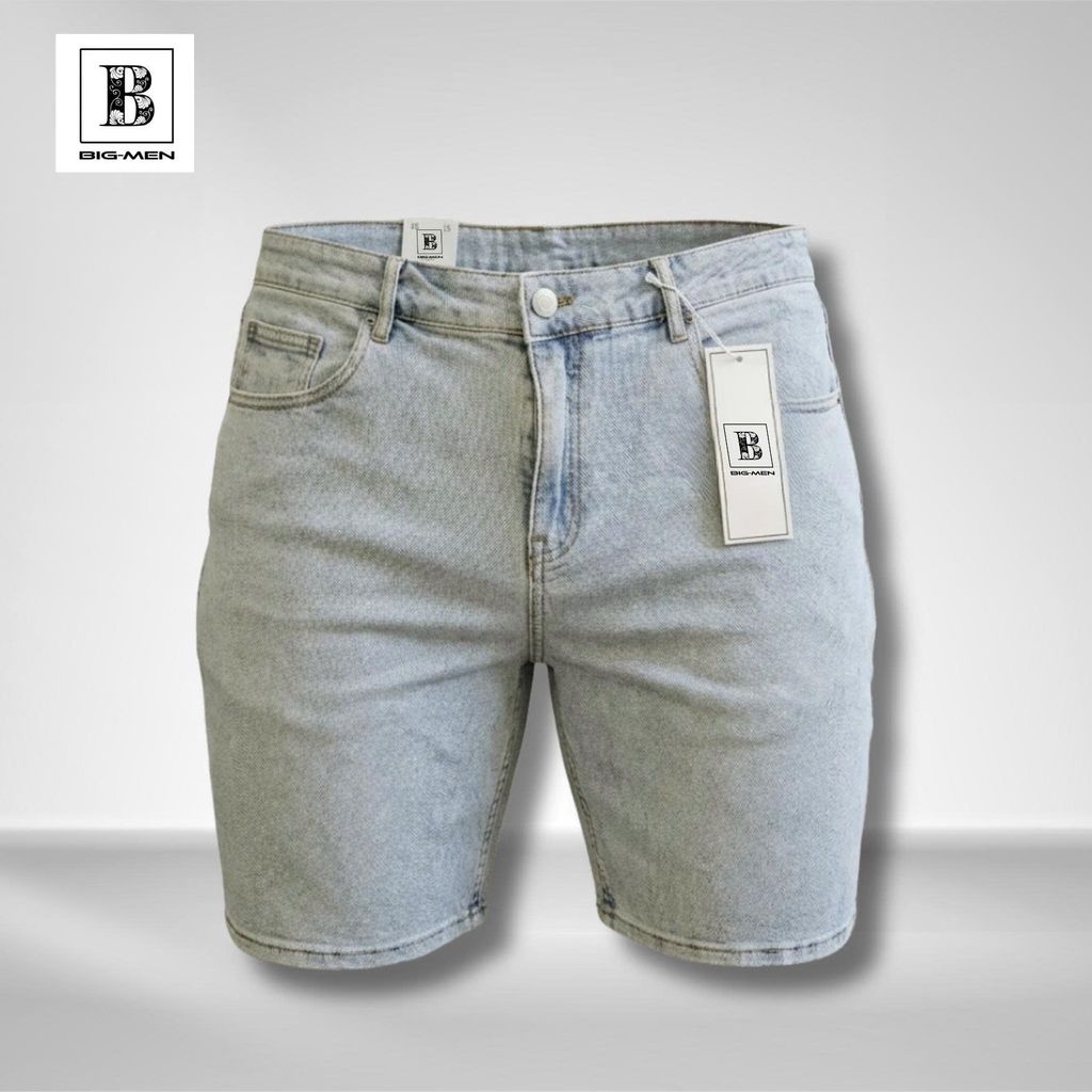 Big Men- Quần short jean bigsize nam tông xanh thời trang 80- 130 kg - 0 mã
