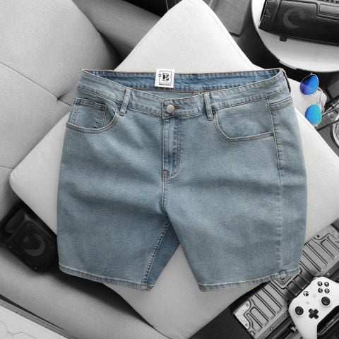 Big Men- Quần short jean bigsize nam tông xanh thời trang 80- 130 kg - 0 mã