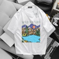 BIG MEN- Áo thun cotton in họa tiết Wild thời trang mùa hè bigsize nam 85- 145kg
