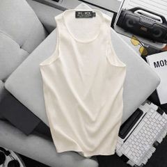 BIG MEN- Áo thun ba lỗ/tanktop vải cotton gân co giãn thời trang bigsize nam 70- 130kg