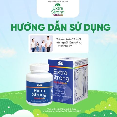 GS Extra Strong Multivitamin 50+ - Hỗ trợ tăng đề kháng tuổi trung niên
