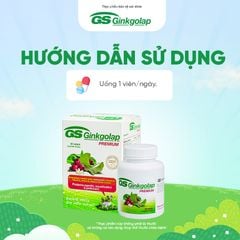 TPBVSK GS Ginkgolap - hỗ trợ tăng cường lưu thông máu lên não