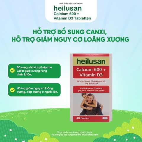 TPBVSK Heilusan Calcium 600 + Vitamin D3