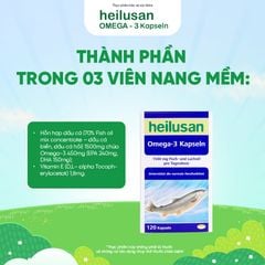 TPBVSK Heilusan Omega 3 Kapseln - hỗ trợ phát triển não bộ, tốt cho mắt, da