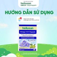 TPBVSK Heilusan Omega 369 Kapseln- hỗ trợ giảm mỡ máu, tốt cho tim mạch, não bộ, mắt