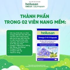 TPBVSK Heilusan Omega 369 Kapseln- hỗ trợ giảm mỡ máu, tốt cho tim mạch, não bộ, mắt