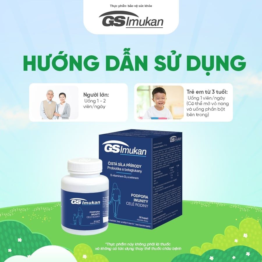 GS Imukan - Hỗ trợ tăng đề kháng cho cả gia đình