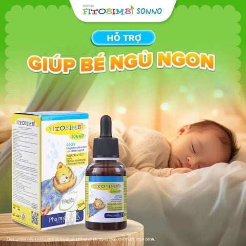 TPBVSK Fitobimbi Sonno - Hỗ trợ bé ngủ ngon, sâu giấc