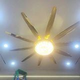  Quạt trần 10 cánh động cơ DC QT-201 (vàng) 