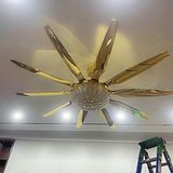  Quạt trần 10 cánh động cơ DC QT-201 (vàng) 