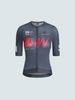  Áo đạp xe nữ | The SYN Women's Pro Team Jersey Grey Pink 