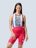  Quần đạp xe nữ | The Syn Women's Pro Team UL Bib Shorts Coral Pink 