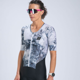  Trisuit Nữ | Zoot Sports Women's Elite Tri Aero Fz Racesuit - Vapor White 