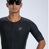  Trisuit Nam | Zoot Sports Men's Elite Tri Aero Fz Racesuit - Jet Black 